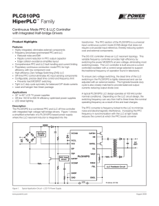 PLC810PG HiperPLC™ Family - Power Integrations - AC