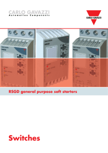RSGD general purpose soft starters