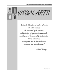 Visual Arts Frameworks - Mississippi Department of Education