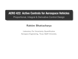 PID Control Design - Laboratory for Uncertainty Quantification