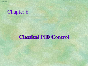 Chapter 6 Classical PID Control