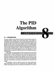 The PID Algorithm
