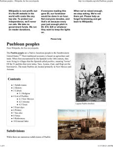 Puebloan peoples - Wikipedia, the free encyclopedia
