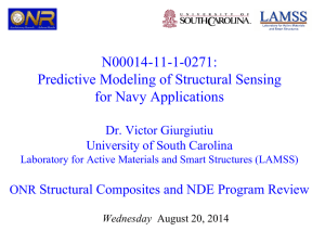 Predictive Modeling of Structural Sensing for