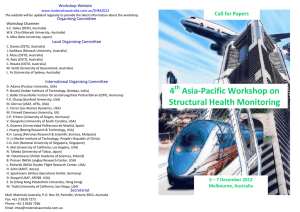 4 Asia-Pacific Workshop on Structural Health Monitoring
