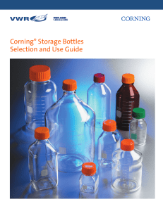 Corning® Storage Bottles Selection and Use Guide