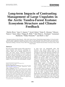 Long-term Impacts of Contrasting Management of Large Ungulates