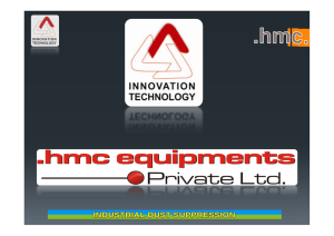 hmc presentation 2015 - hmc equipments private limited