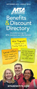 Benefits Discount Directory