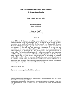 Loan Characteristics, Regulatory and Institutional