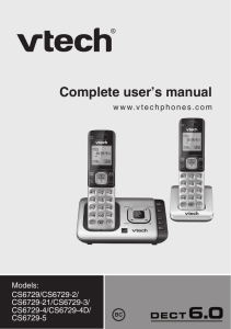 Complete user`s manual