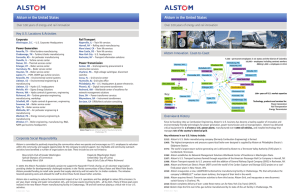Alstom in the United States