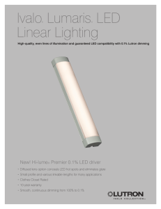 Ivalo® Lumaris® LED Linear Lighting
