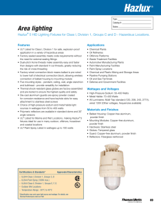 Area lighting