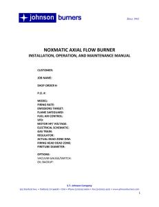 NOXmatic® burner Instruction Manual