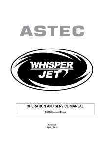 Whisper Jet Burner Manual