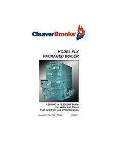 model flx packaged boiler - Cleaver