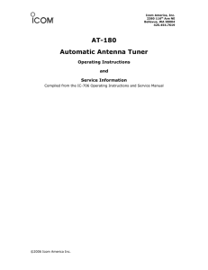 AT-180 Automatic Antenna Tuner