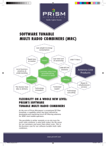 software tunable multi radio combiners (mrc)