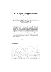 ECGSC - Cryptology ePrint Archive