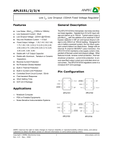 APL5151/2/3/4 - Anpec Electronics