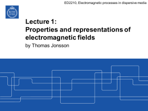ED2210-Lec1-Properties and representations of electromagnetic