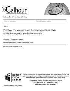 Practical considerations of the topological approach to