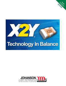 X2Y Filter Series Datasheet