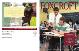 Fall - Foxcroft Academy