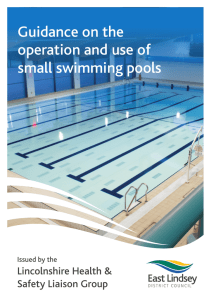 Guidance on the operation and use of small swimming pools