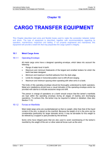 cargo transfer equipment - International Safety Guide for Inland