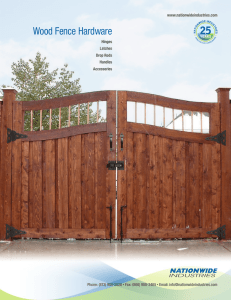 Wood Fence Hardware - Nationwide Industries