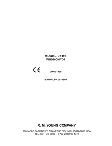 RM Young Wind Sensor 05103