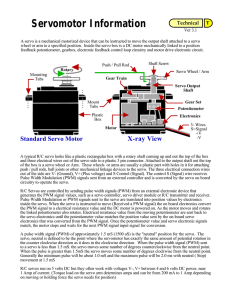 R/C Servo Information - Blue Point Engineering