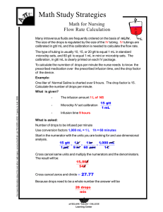 Flow Rate Calculation