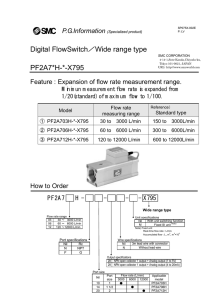 Digital Flow Switch/Wide range type
