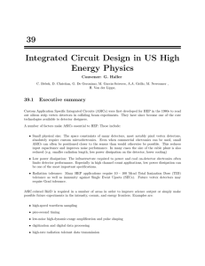 39 Integrated Circuit Design in US High Energy Physics
