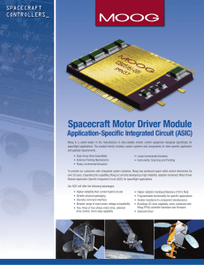 Spacecraft Motor Driver Module Application