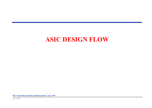 ASIC DESIGN FLOW