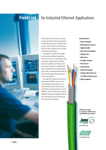 FieldLink® for Industrial Ethernet Applications