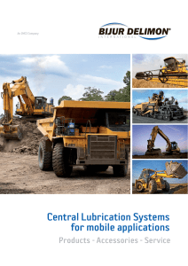 Central Lubrication Systems for mobile applications