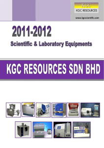 Instruments For Scienc - KGC Resources Sdn Bhd