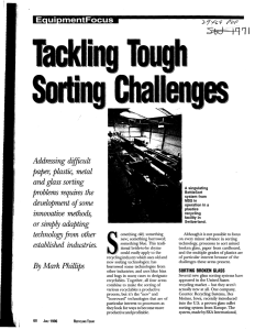 Tackling Tough Sorting Challenges