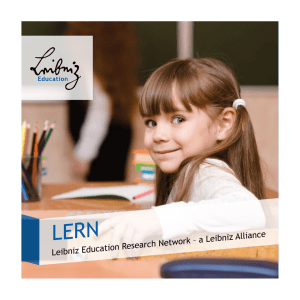 Leibniz Education Research Network – a Leibniz Alliance