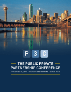 the public private partnership conference