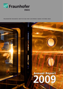 Annual Report - Fraunhofer ENAS - Fraunhofer