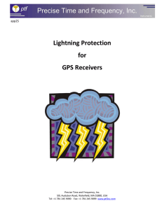 Lightning Protection for GPS Receivers