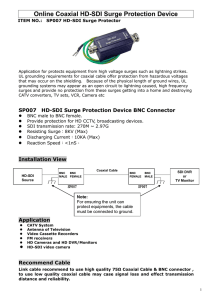 Coaxial Surge Protection Device