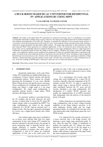 a buck-boost based dc/ac converter for residential pv