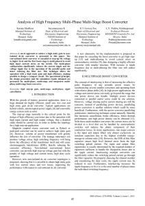 Analysis of High Frequency Multi-Phase Multi